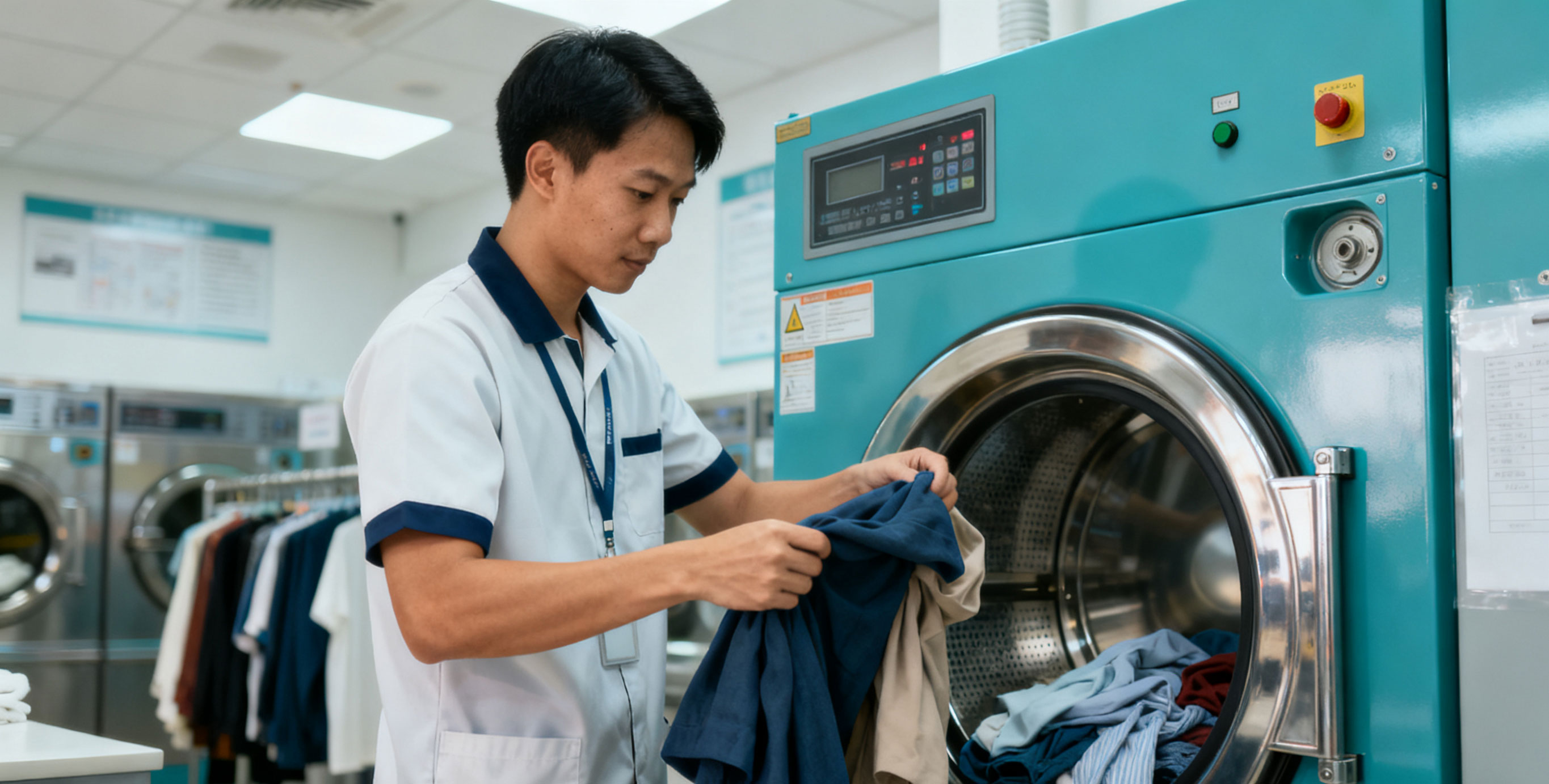 洗衣店专用！全自动全封闭干洗机，省事儿又专业(图1)