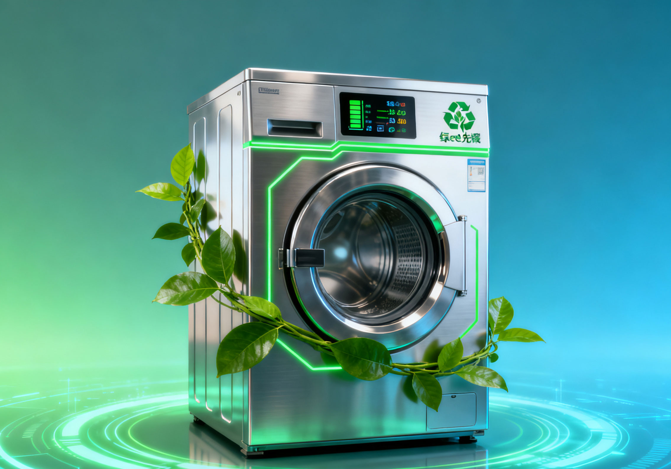  工业洗衣机：节能减碳的绿色先锋，助力可持续发展(图1)