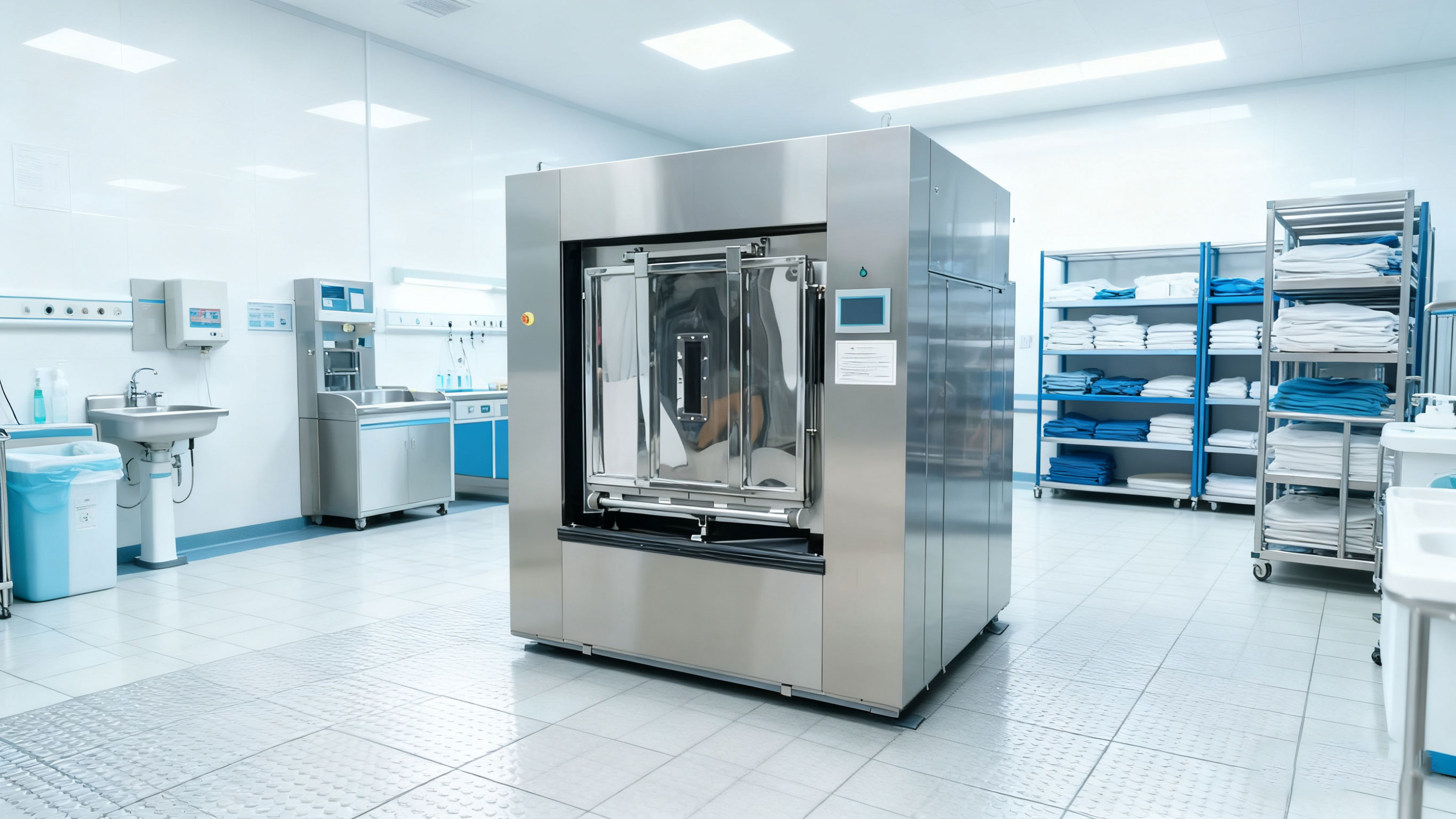 洗医院床单不再烦恼，隔离洗衣机为您提供全方位解决方案(图1)