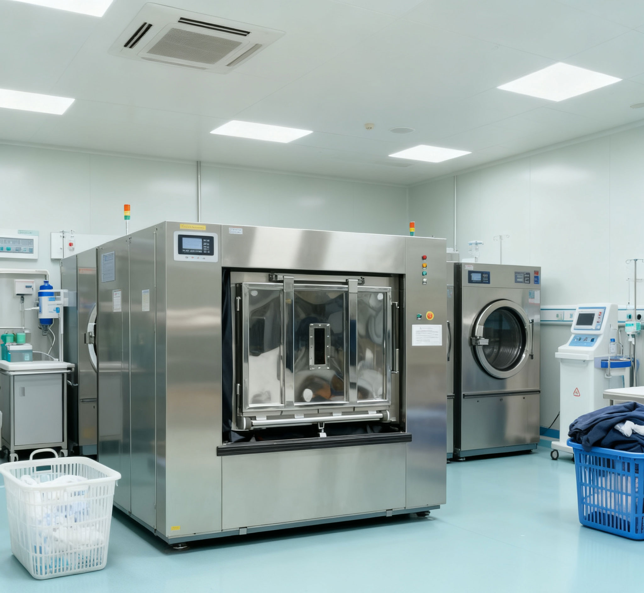 医用洗衣机：医院床单洁净的可靠保障(图1)